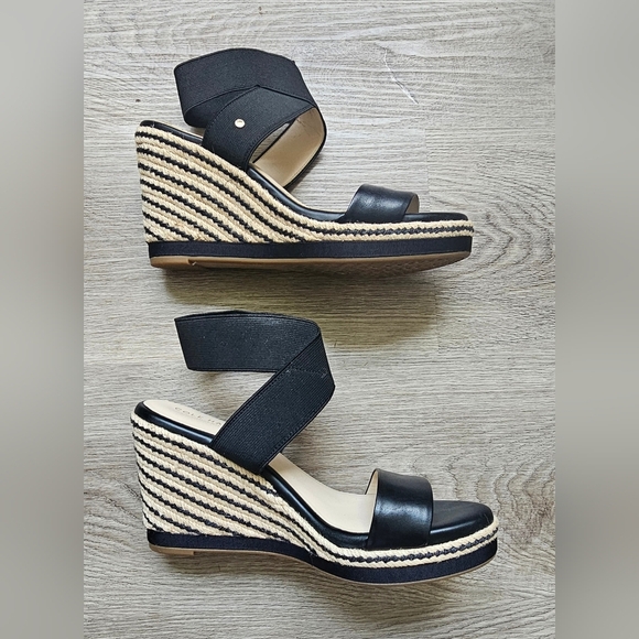 Cole Haan Cloudfeel Espadrille Wedge Sandals – Size 7.5 - Picture 5 of 9